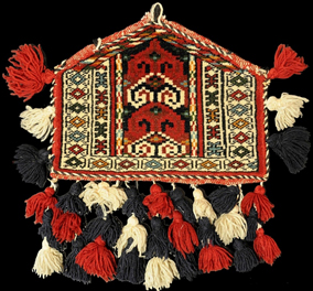 12135 Ornament de catifa manual antiga